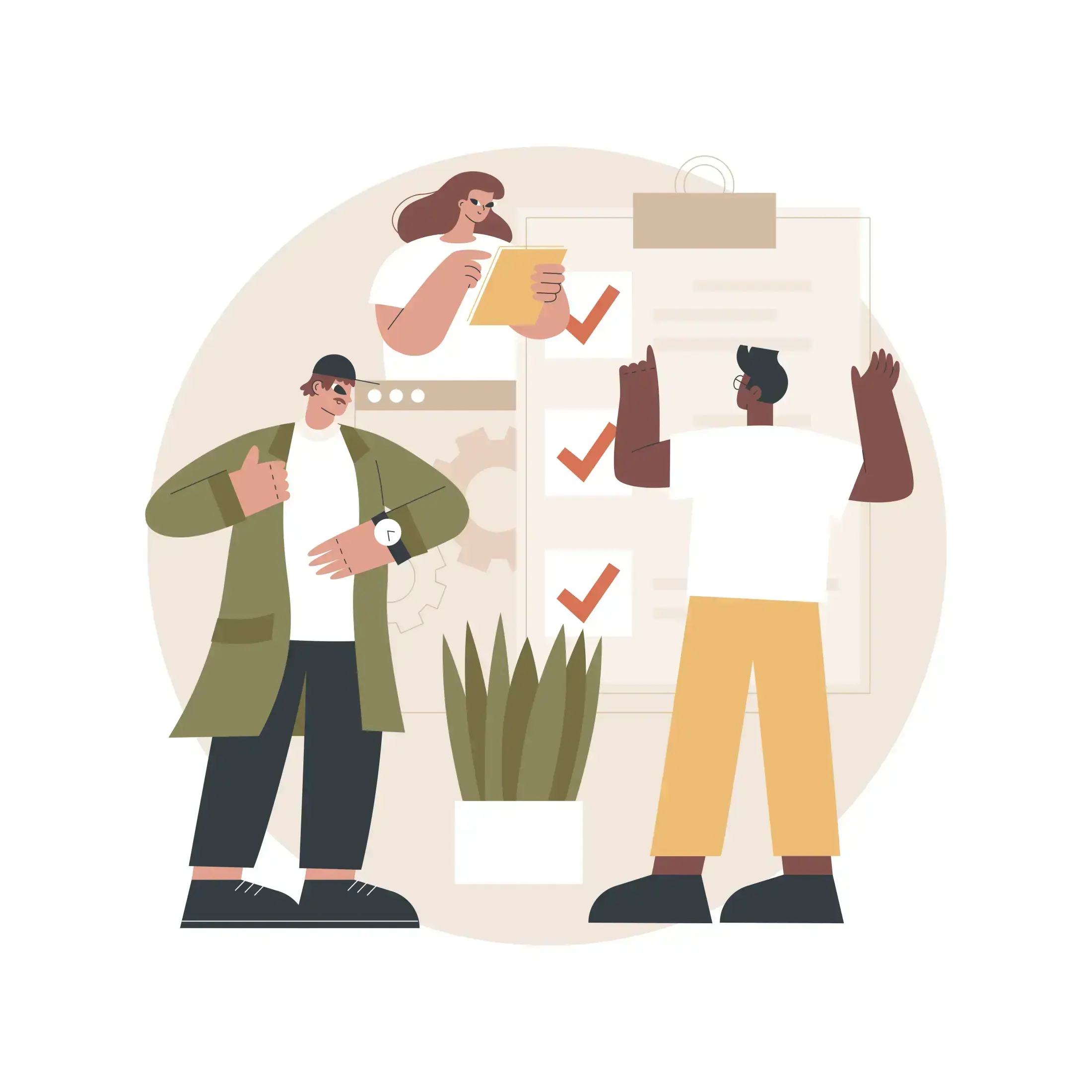 Calendar trust visualization